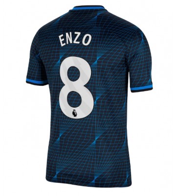 Chelsea Enzo Fernandez #8 Udebanetrøje 2023-24 Kort ærmer